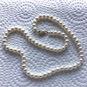 17” Freshwater Pearl Necklace 14/20 Gold Filled Clasp